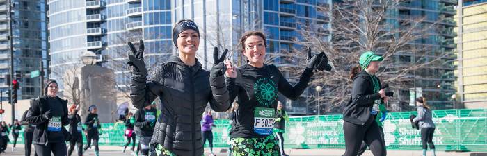 Runners at the Finish Line