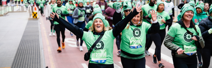 Participants during the 8K Run of the 2025 Bank of America Shamrock Shuffle
