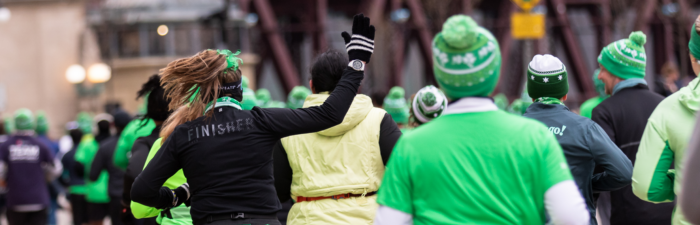 Participants during the 2025 Bank of America Shamrock Shuffle